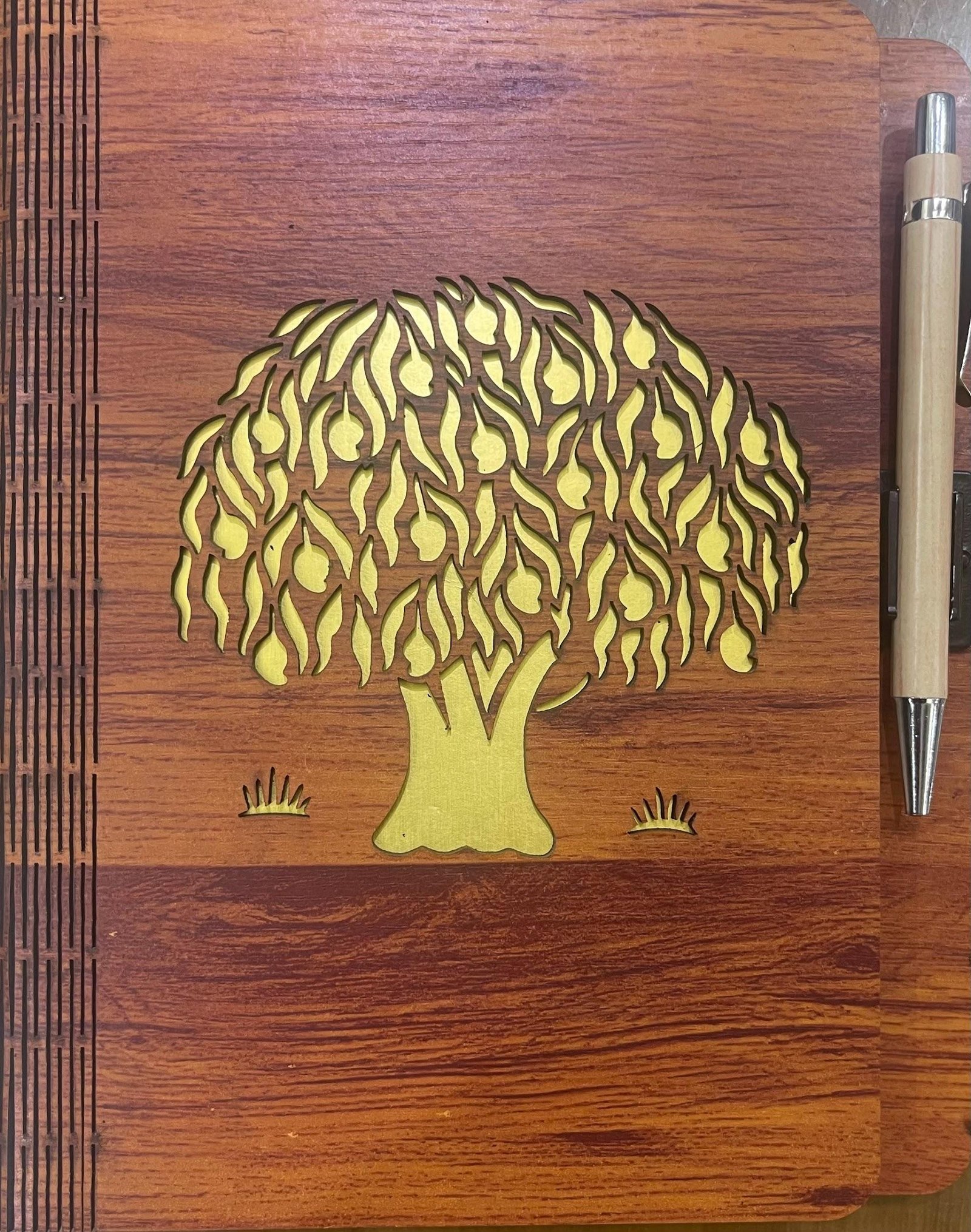 Diary with cow artwork