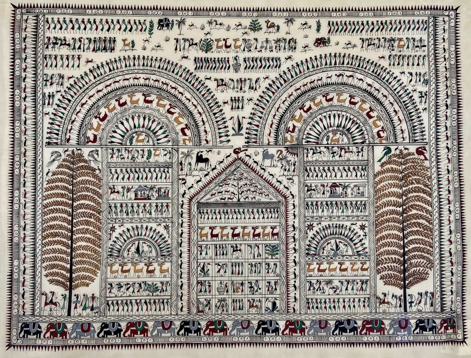 Saura painting sample