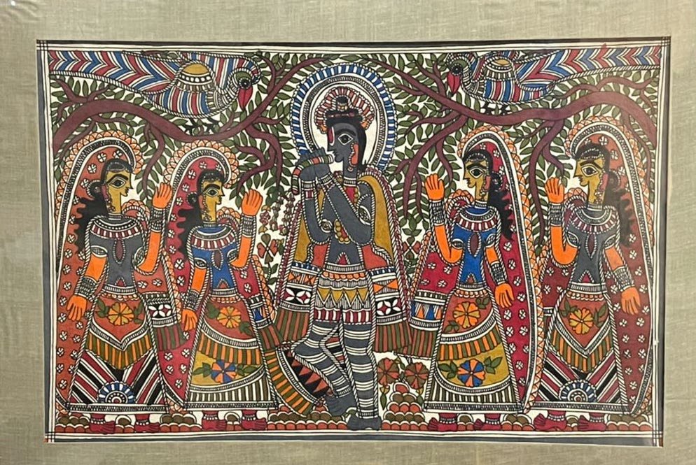 Madhubani painting sample